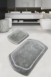 Mijölnir Genom - Gris Juego de alfombrillas de baño